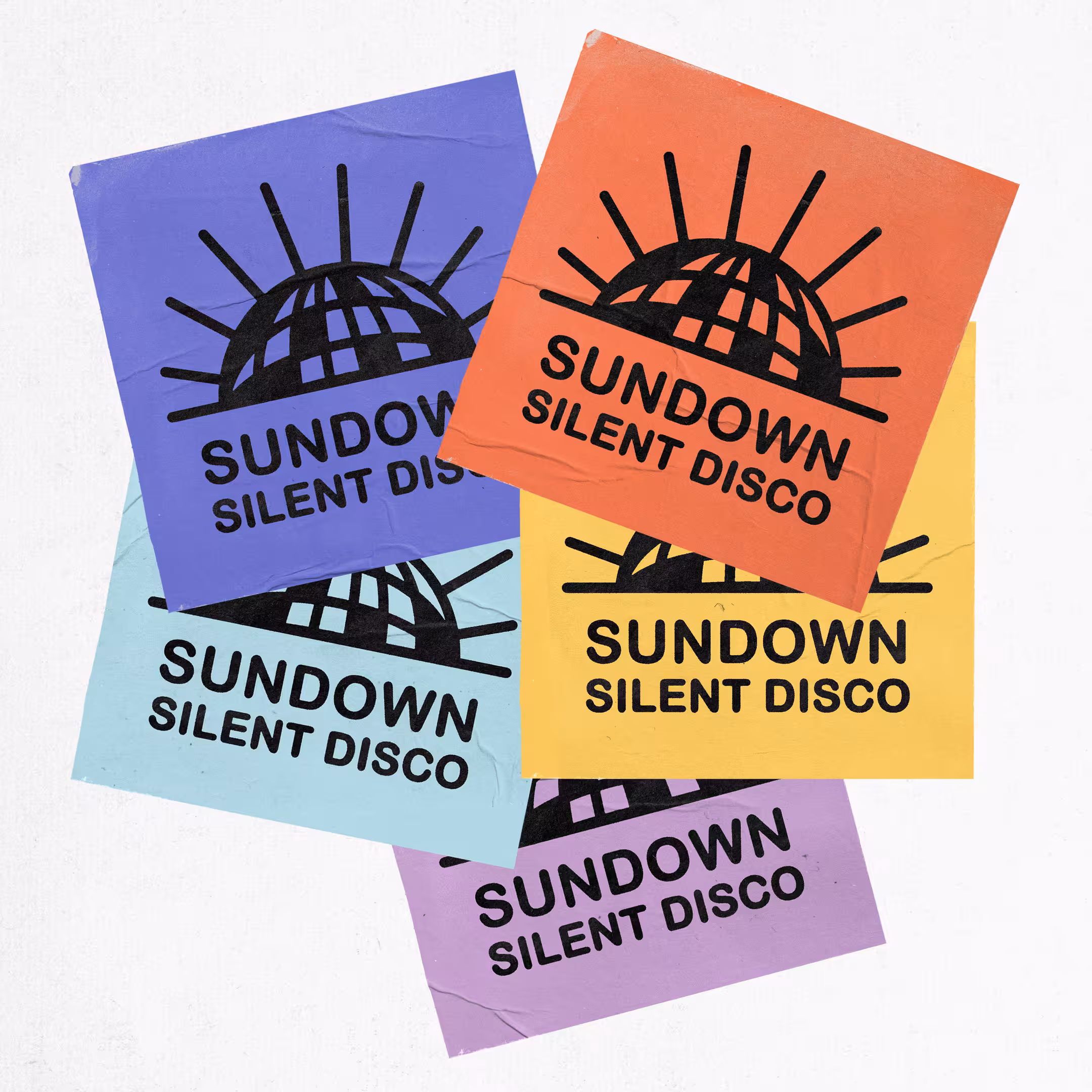 Sundown Silent Disco - Stickers